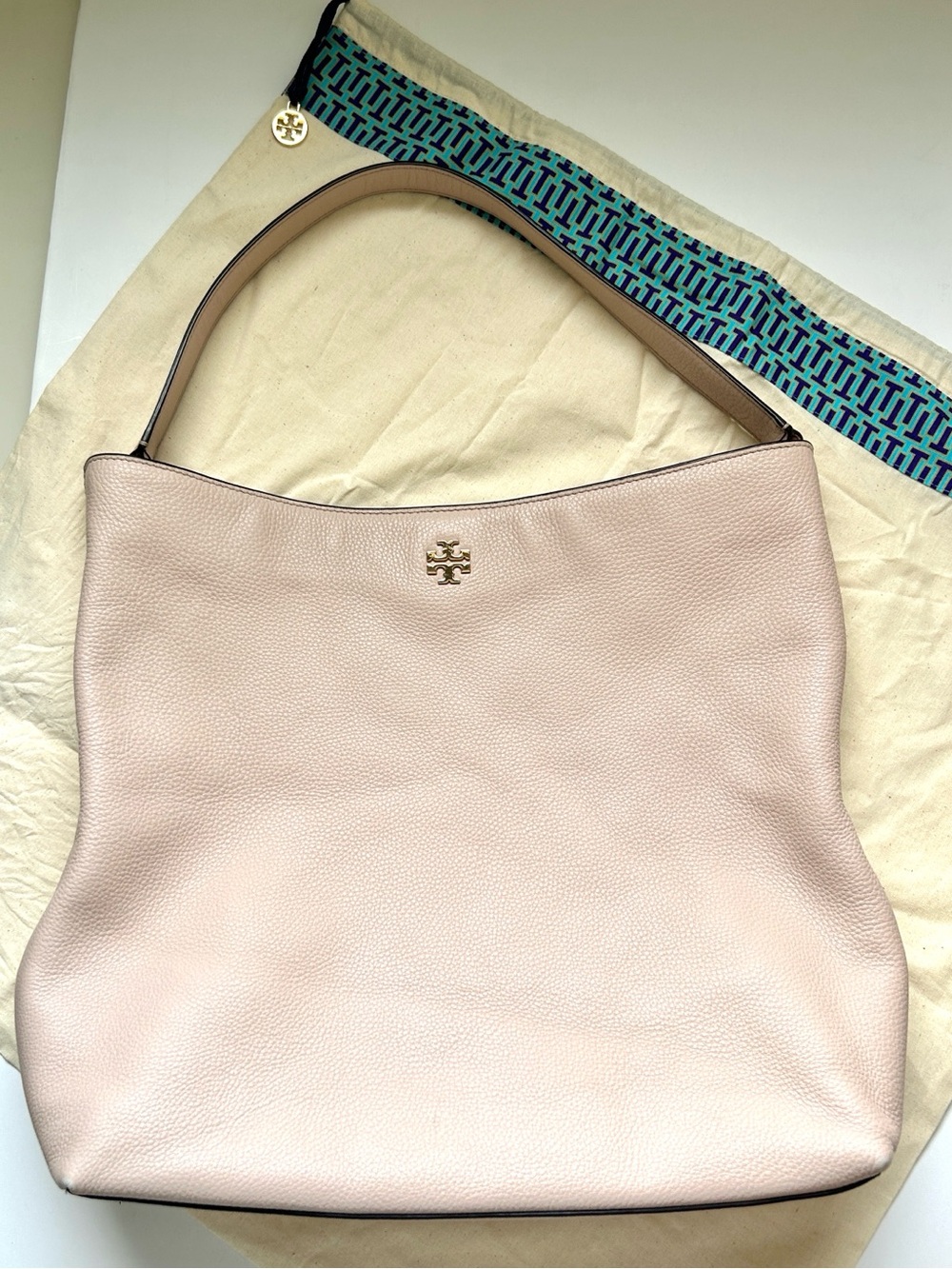 Big TORY Burch Frida Leather Hobo Bag